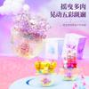 Moonlight Club Crystal Fleshy Potted Building Blocks Flower Microparticle Assembled Toys With Lights Girl Gift Desktop Ornaments