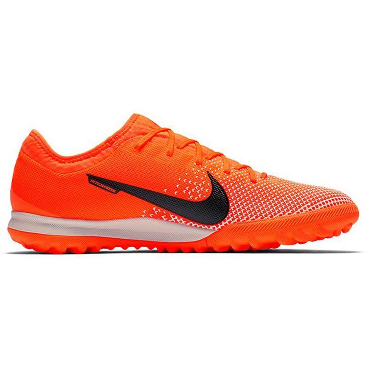Nike Кроссовки унисекс Vapor 12 Pro TF Hyper Crimson Оранжевый Черный Белый AH7388-801