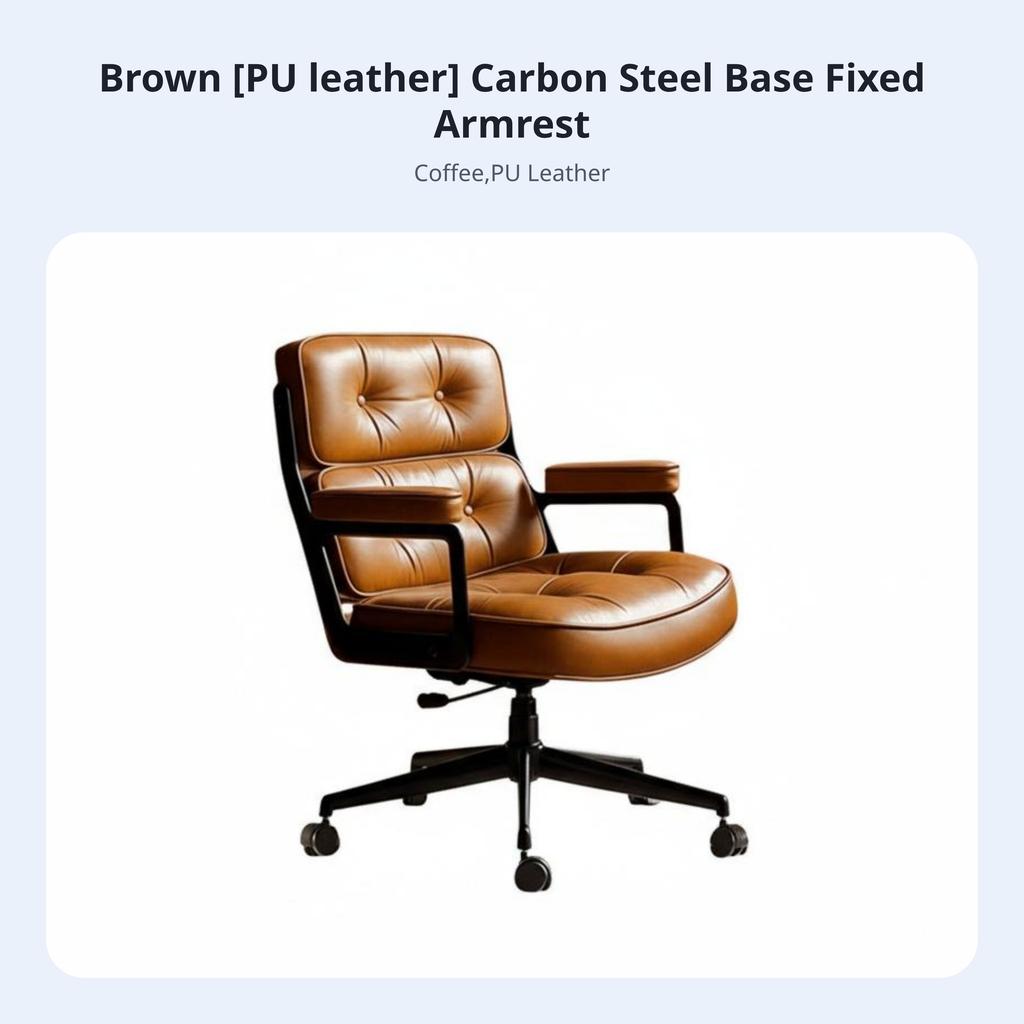 Highrear managerial Chair Ergonomic Design Highrear Rolling Chair Padded Armrests Easy to Crecline for Professionals, Working