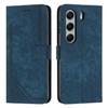 Stand Case for TECNO Camon 40 Pro 4G Imprinted Lines Leather Phone Cover