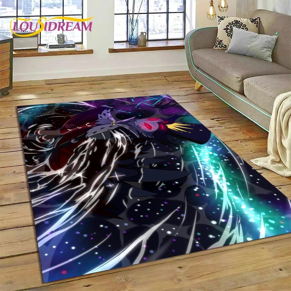 Мультфильм H-Helluva Boss Blitzo H-Hazbin Hotel Rug Ковер для гостиной Спальня Домашний декор, напольный коврик Нескользящий для дивана Коврик