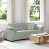 VidaXL 3-seater Sofa Light Grey 178 Cm Velvet, Sofa, Three-seater Sofa, 3-seater Velvet Sofa, Divan, Sofa 4105277