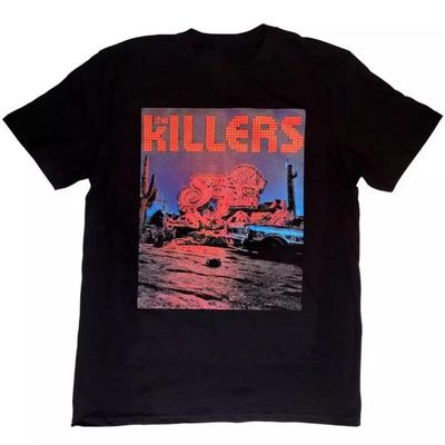 Горячая Популярная Футболка The Killers Группа Live In Concert Полный Размер S 5XL ET1039