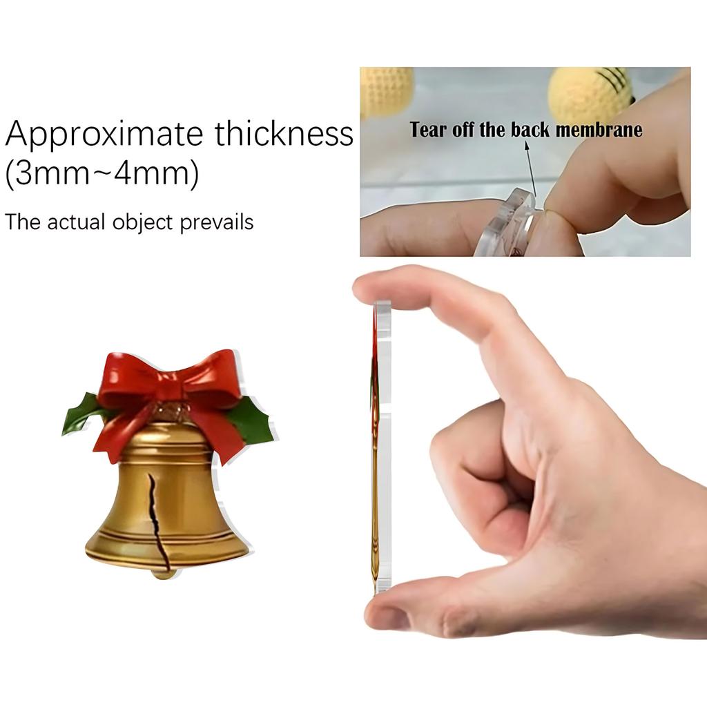 2D Плоский Акриловый Мистери Бокс 24 шт. Подвеска с Коробкой в Виде Самолета Забавный Рождественский Календарь Обратного Отсчета