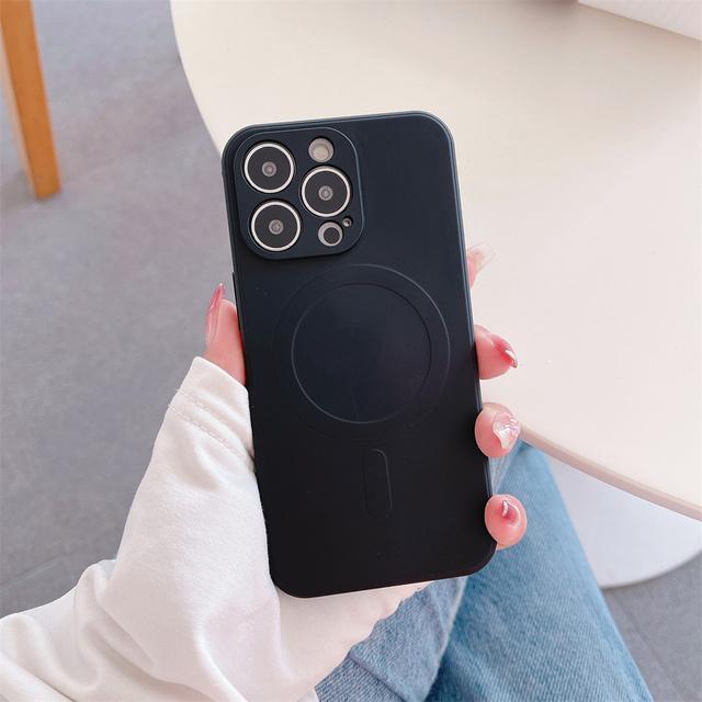 Официальный силиконовый чехол для беспроводной зарядки Magsafe для Iphone 14 12 13 Mini 11 Pro Max XS Xr 7 8 Plus противоударный магнитный чехол