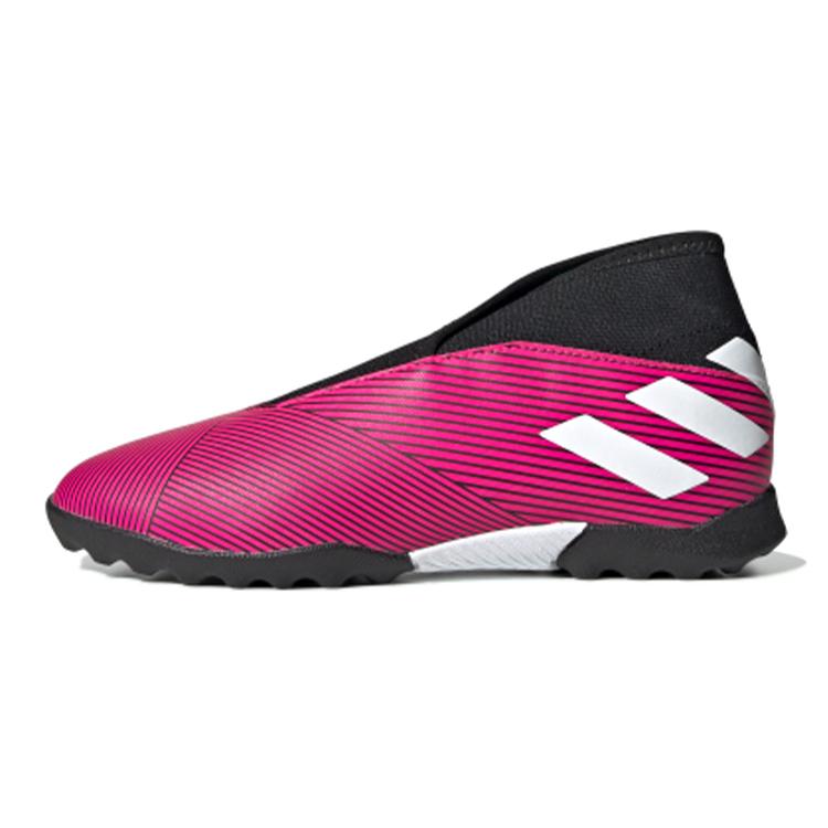 adidas Nemeziz 19.3 LL TF J Дышащие и нескользящие Футбольные бутсы для детей Средняя высота Ярко-розовые Детские EF8849