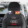 Car Multi-function Storage Bag Automobile Seat Back Storage Pocket for Audi C5 C6 C7 A4 B6 B8 B7 A6 A3 A5 Q3 Q7 8P S3 S5 S1 S4 S2 RS3 RS4 RS5 RS6 RS8