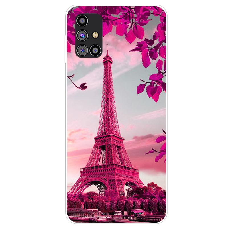 Чехол для телефона Samsung M31s Мягкий силиконовый чехол TPU для Samsung Galaxy M31s Чехол M31 SM 31S GalaxyM31 Бампер Coque