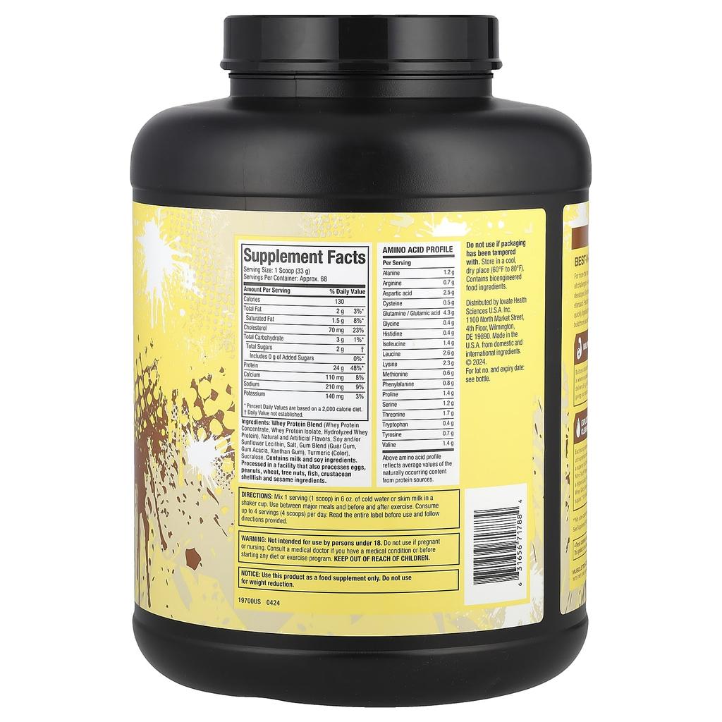 Muscletech Nitro Tech® Whey Gold, Banana Cream, 5 Lbs (2.27 Kg)