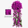 Цветочный Ротанг Длинная Лоза Розы Шелковый Материал Искусственные Подвесные Фиалки Осеннее Украшение