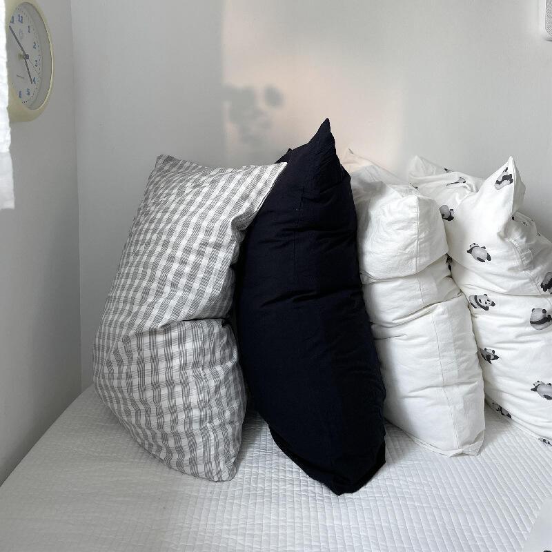 Пара наволочек из чистого хлопка с одинарной наволочкой для головы размером 48X74 см. (Без ядра подушки)