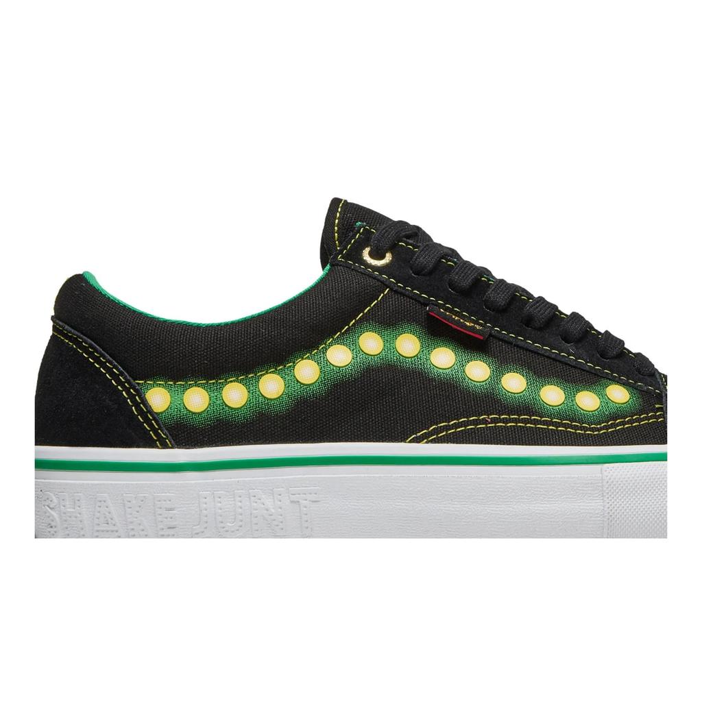 Vans Old Skool Pro 'Black Green' (Unisex) Black / White Skate Shoes VN0A45JC0V4