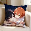 Purelove Anime BBloom IInto You  Pillow Case Square DoubleSided Sofa Cushion Cover Bedroom Bedside Pillow