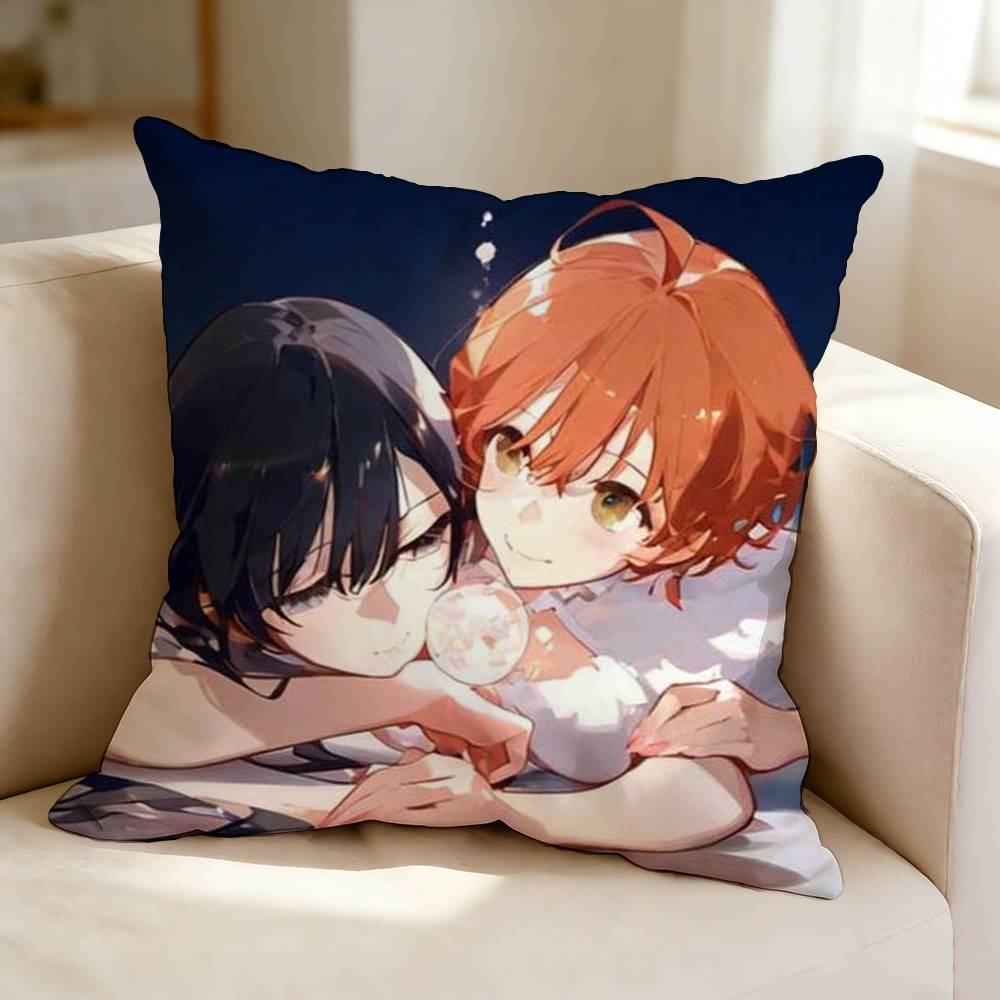 Purelove Anime BBloom IInto You Pillow Case Square DoubleSided Sofa Cushion Cover Bedroom Bedside Pillow