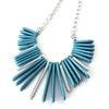 [M6291] - Turquoise 'Kilimanjaro' Necklace