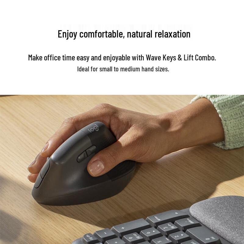 Эргономичный комплект Logitech Wave Combo: Клавиатура и Вертикальная мышь