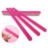 10 Pcs Rose Red Washable Nail File Long Style Sand Double Sided Polishing Tools Professional Sandpaper Nail Carentry Salon