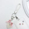 Изысканный брелок-подвеска из бусин с жемчугом и подвеской-сердечком, принадлежности для рукоделия для сумки и кошелька, украшения для телефона