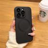 Магнитный чехол с рисунком CD и защитной пленкой для линз для iPhone 16E/Apple 15 Pro Max/14 Мягкий чехол