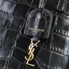 Excellent SAINT LAURENT PARIS Shoulder Bag Mini Toy Shopping Croco-embossed Used