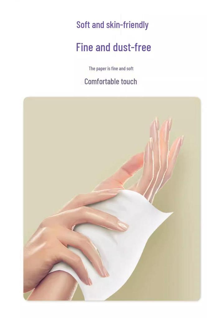 Haojing Tianxia 4-Ply Embossed Paper Towels, 420 Sheets, Facial Tissues, Large Family Value Pack Household Napkins.