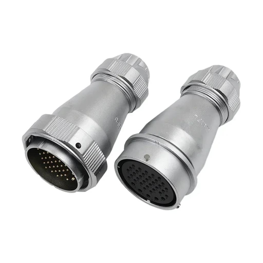 WY55 TE+ZE M55 Waterproof 4Pin 7Pin 40Pin 53Pin 61Pin Solder Power Industrial Aviation Wire Connector Auto Screen LED Light Ship
