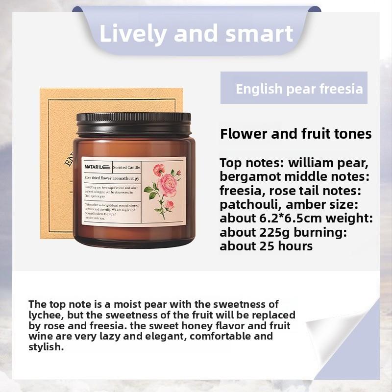 Scented Candles Provide A Long-lasting Aroma To Aid Sleep. Romantic Bedroom Light Essential Oil Scented Ornaments