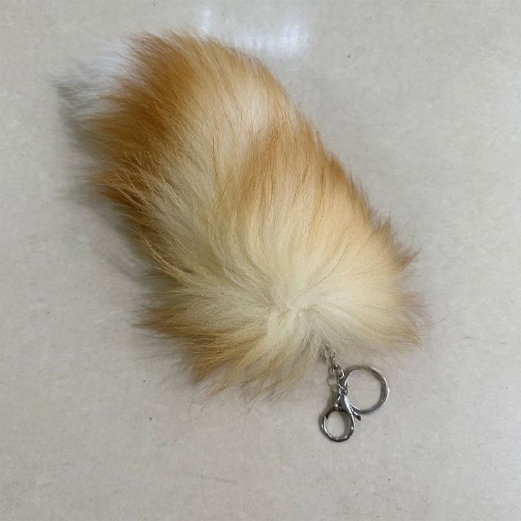 Универсальные брелки-хвосты лисы из искусственного меха Мягкий брелок-шарм в виде хвоста лисы Стильные брелки для сумок и рюкзаков