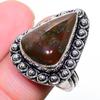 Bloodstone Gemstone Handmade 925 Sterling Silver Jewelry Pendant 3.35"