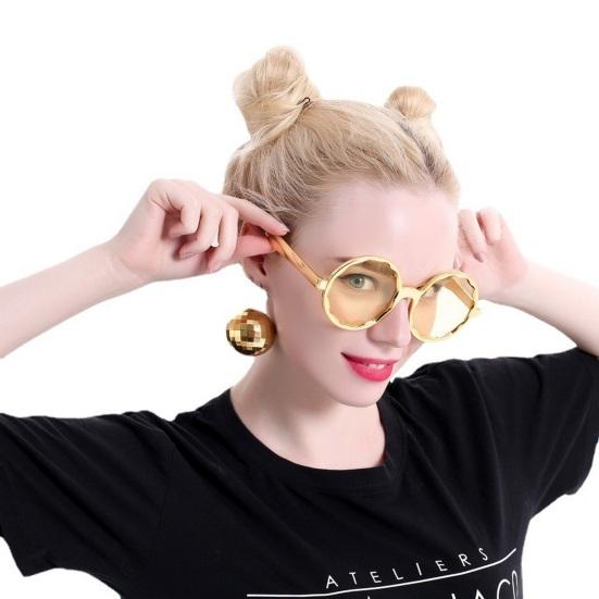 Очки для диско-шара, пластиковые ретро-очки, солнцезащитные очки с подвеской в виде диско-шара, сувениры для вечеринок, карнавальные аксессуары для женщин и мужчин