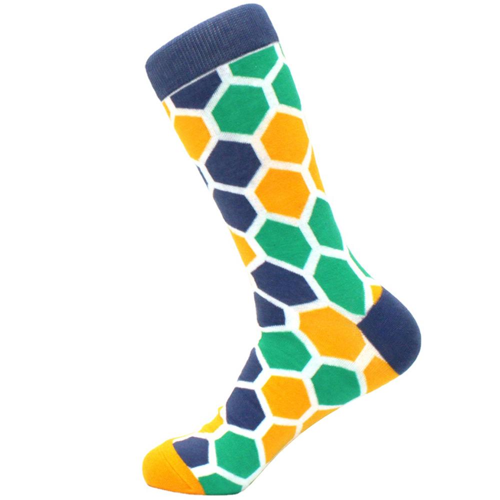 Яркие мужские зимние носки гребенной хлопок мягкие теплые смешные счастливые мужские женские длинные носки Calcetines de hombre деловые