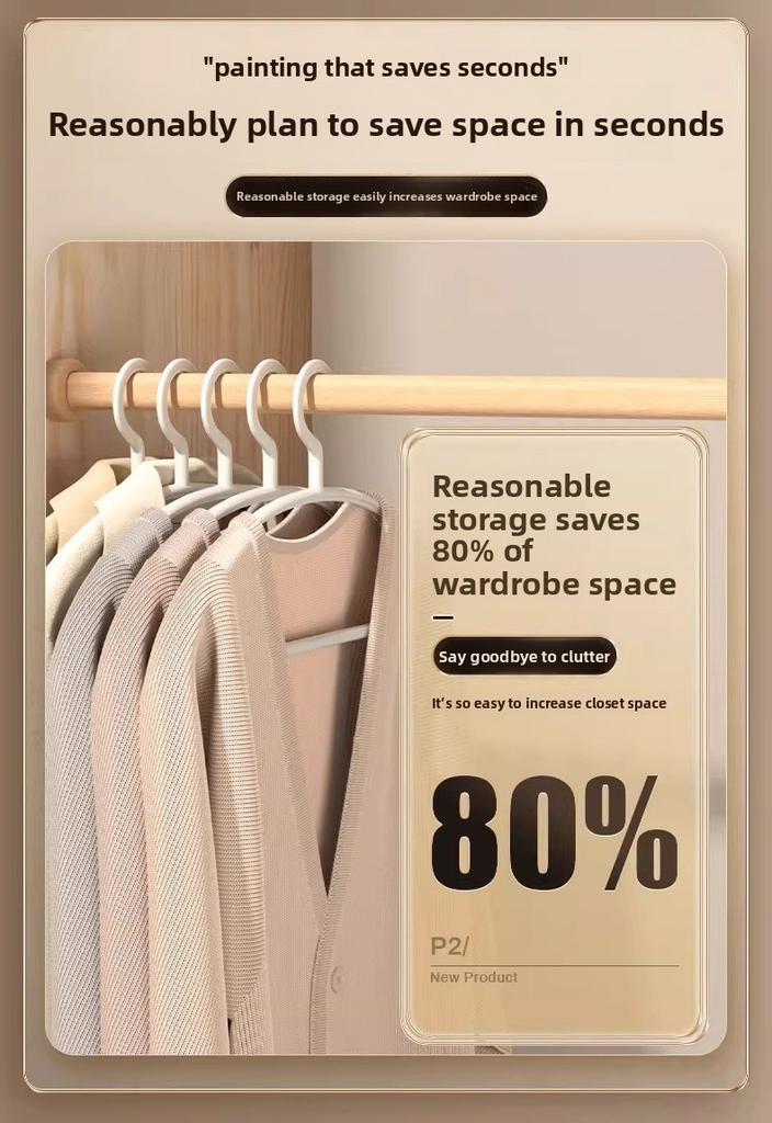 Modern Plastic Hangers For Clothes And Pants With Nonslip Design Perfect For Student Dorms