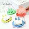 1pc - Multi Functional Rabbit Shaped Durable Soap Box, Household and Outdoor Hygiene Storage Container