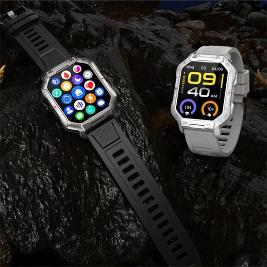 SACOSDING Apollo-03s Мужские умные часы с сенсорным экраном и Bluetooth-вызовом, 410 мАч, большой аккумулятор, пульсометр, Reloj, уличный браслет, водонепроницаемый