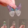 Women Badge Flower Butterfly Pearl Fashion Coat Pins Brooches Breastpin Accessories