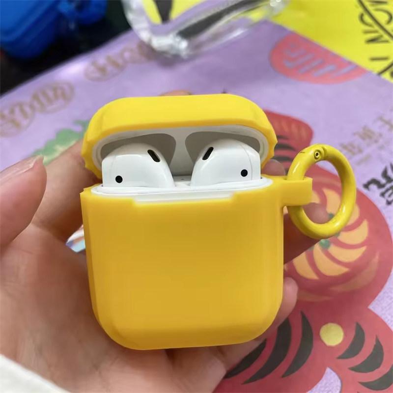 Простой мягкий жидкий силиконовый чехол для AirPods 4 3, беспроводных Bluetooth-наушников, защитная крышка для Apple airpods Pro3 2 1 Funda