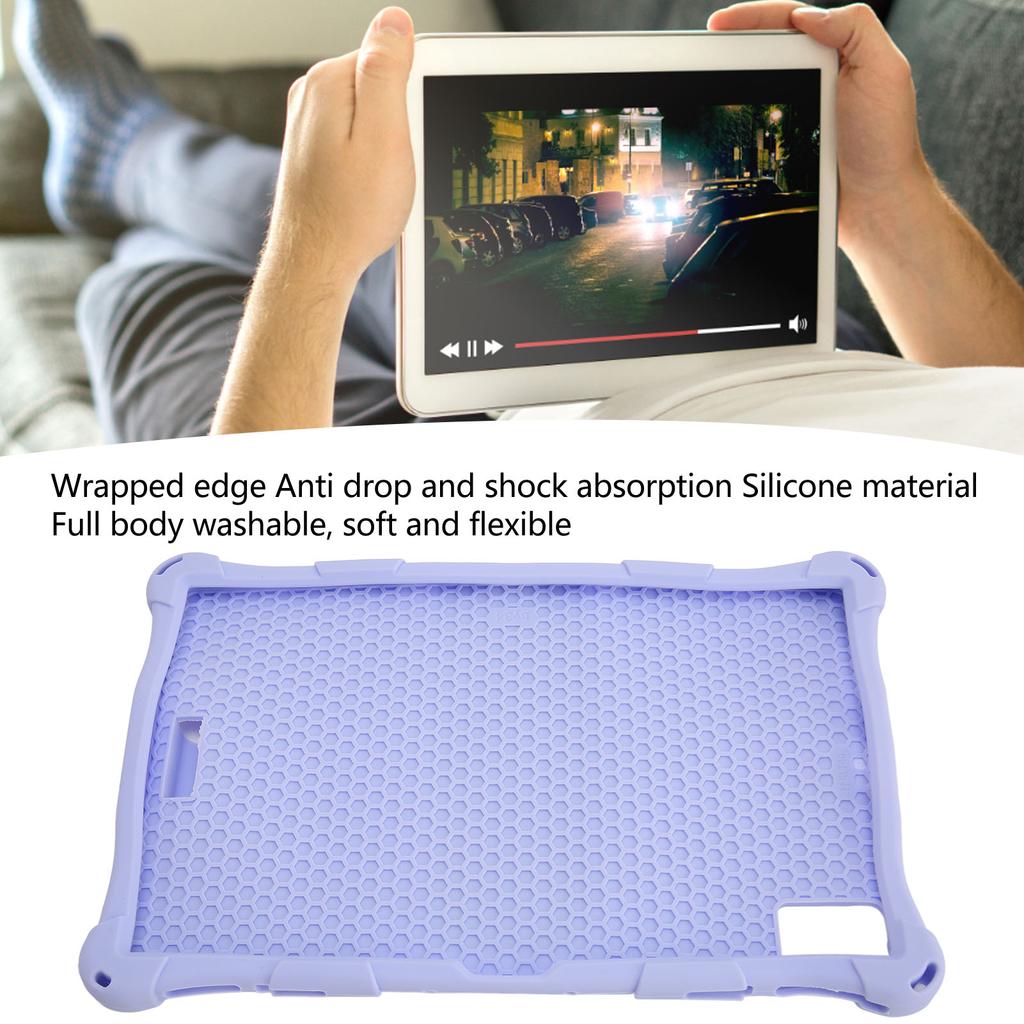 10.4in Tablet Case for   T40 Pro T40 Plus Shock Absorption Soft Silicone Tablet Protective Cover with Bracket