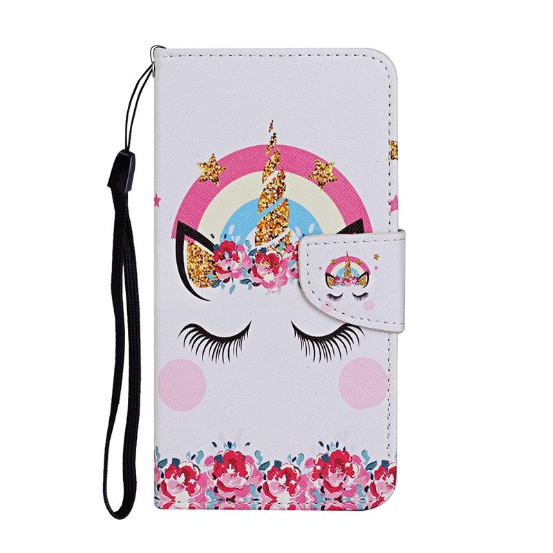 Cute Animals Printed Wallet Case for Redmi Note 11 11 Pro 10 9 8 7 Redmi 10C 10A 10 9 8A 7A Xiaomi Poco M4 Pro X4 Pro X3 M3 OPPO Vivo