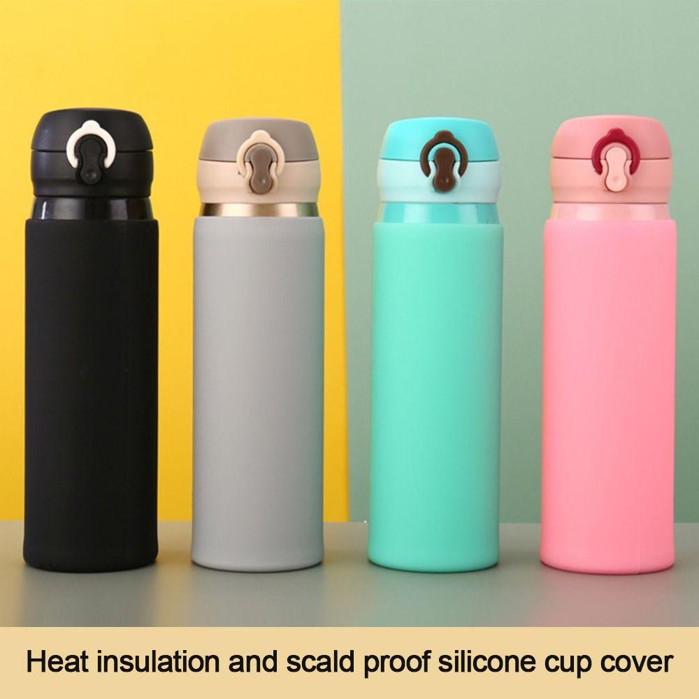 New Silicone Sports Cup Cover Bottom Sleeve Anti-Slip Water Bottle Cover Boot for Bottle