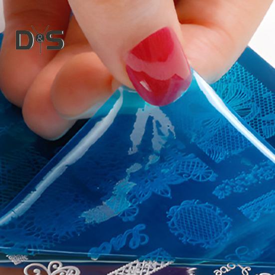 Набор пластин для штамповки банты цветы кружевной дизайн маникюр украшения металлические пластины переводные шаблоны серии Sweet