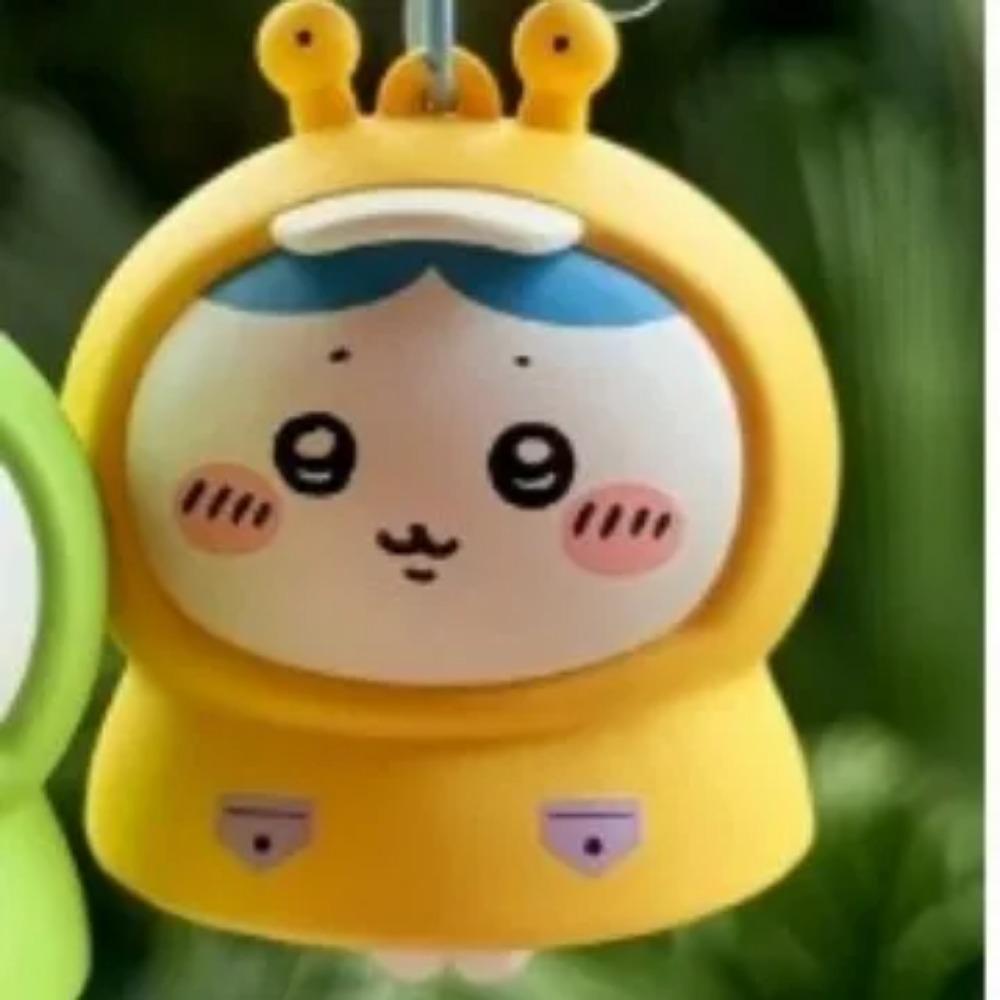 Chiikawa Raincoat Series Light Up Keychain – Cute Usagi Hachiware ABS PVC Cartoon Pendant Summer Theme Cloud Ornament Gift