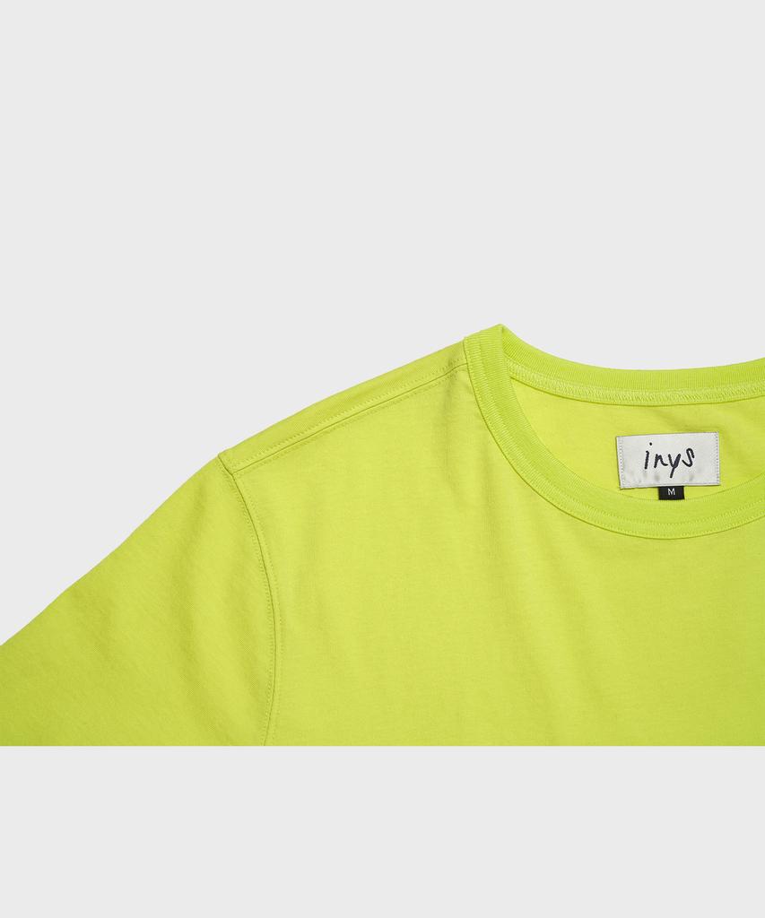 INYS Silket Semi-Overfit Short Sleeve T-Shirt (Lime)