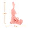 Apricot Lamb Red Corduroy Bunny Plush Toy for Soft and Cute Fluffy Red Corduroy Bunny for Girls and 23cm Kids, Boys,