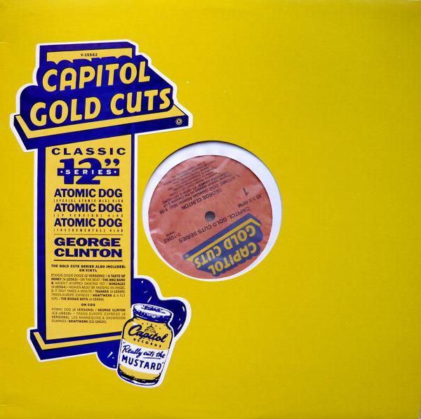 12-дюймовая пластинка GEORGE CLINTON Atomic Dog V15562 Capitol Gold Cu 1990 UK Танцевальная Электроника Б/у
