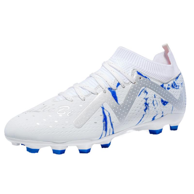 Xiyin football shoes men's high-top spikes artificial grass teen students sports shoes women