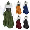 2019Wish Renaissance Medieval Long-Sleeve Dress for Women