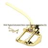 Gold Bigsby Old Style Jazz Guitar Tremolo System with Zinc Alloy Tailpiece and Small Arm