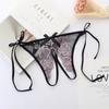 Sexy Panties Lingerie Women Open Crotch G-String Thong Embroidery Underwear Female Underpants K83