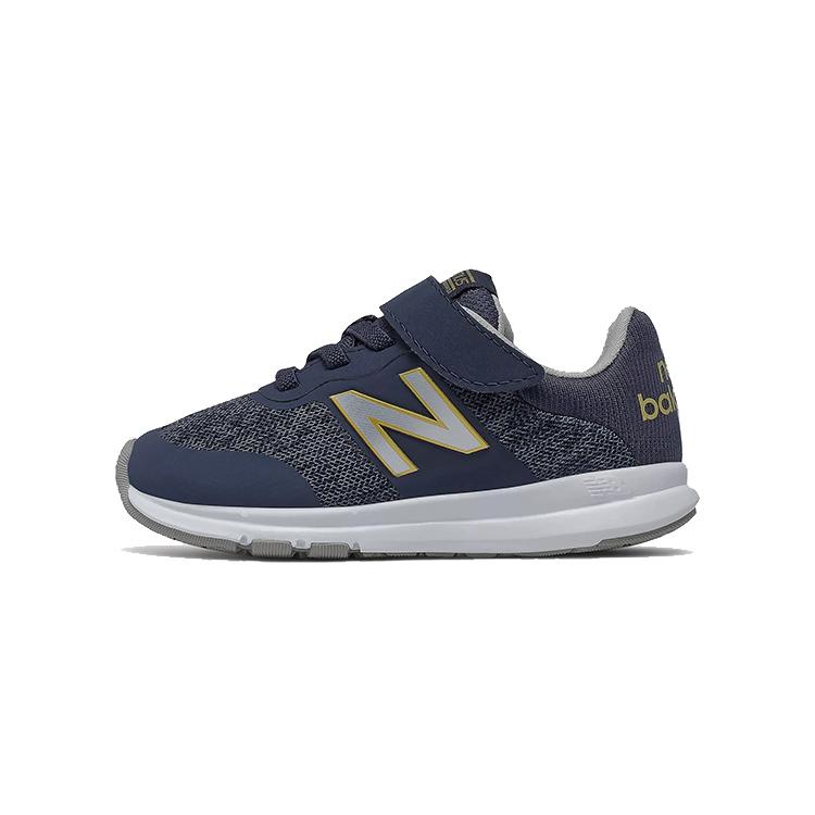 New Balance NB Premus Амортизирующие Устойчивые к истиранию Дышащие Низкие Детские Кроссовки Морской Синий Младенцы и Малыши IOPREMNY