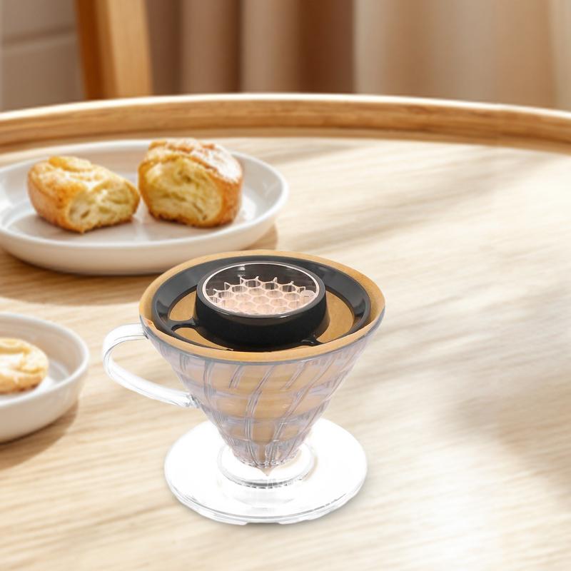 Дрип-ассистент для кофе пуровер Аксессуары для дрип-пуровера для кофе Равномерное заваривание Аксессуары для конусного фильтра с прецизионной структурой